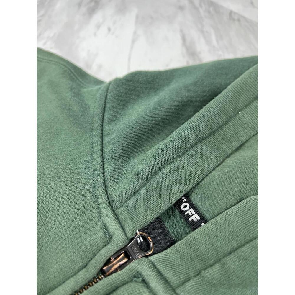 Vans Off The Wall Graphic Hoodie Forest Green Mens Large #9 - Picture 4 of 7